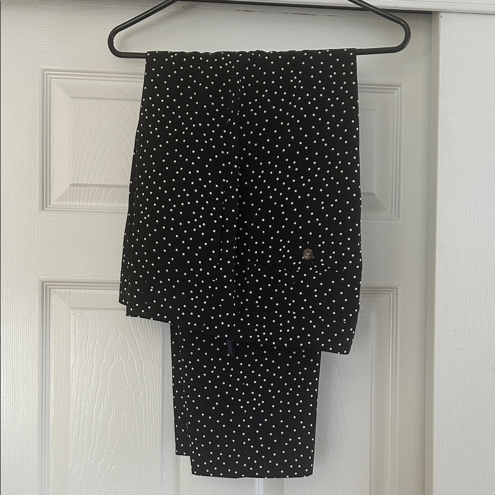 Tommy Hilfiger lightweight Black Polka Dot Pants